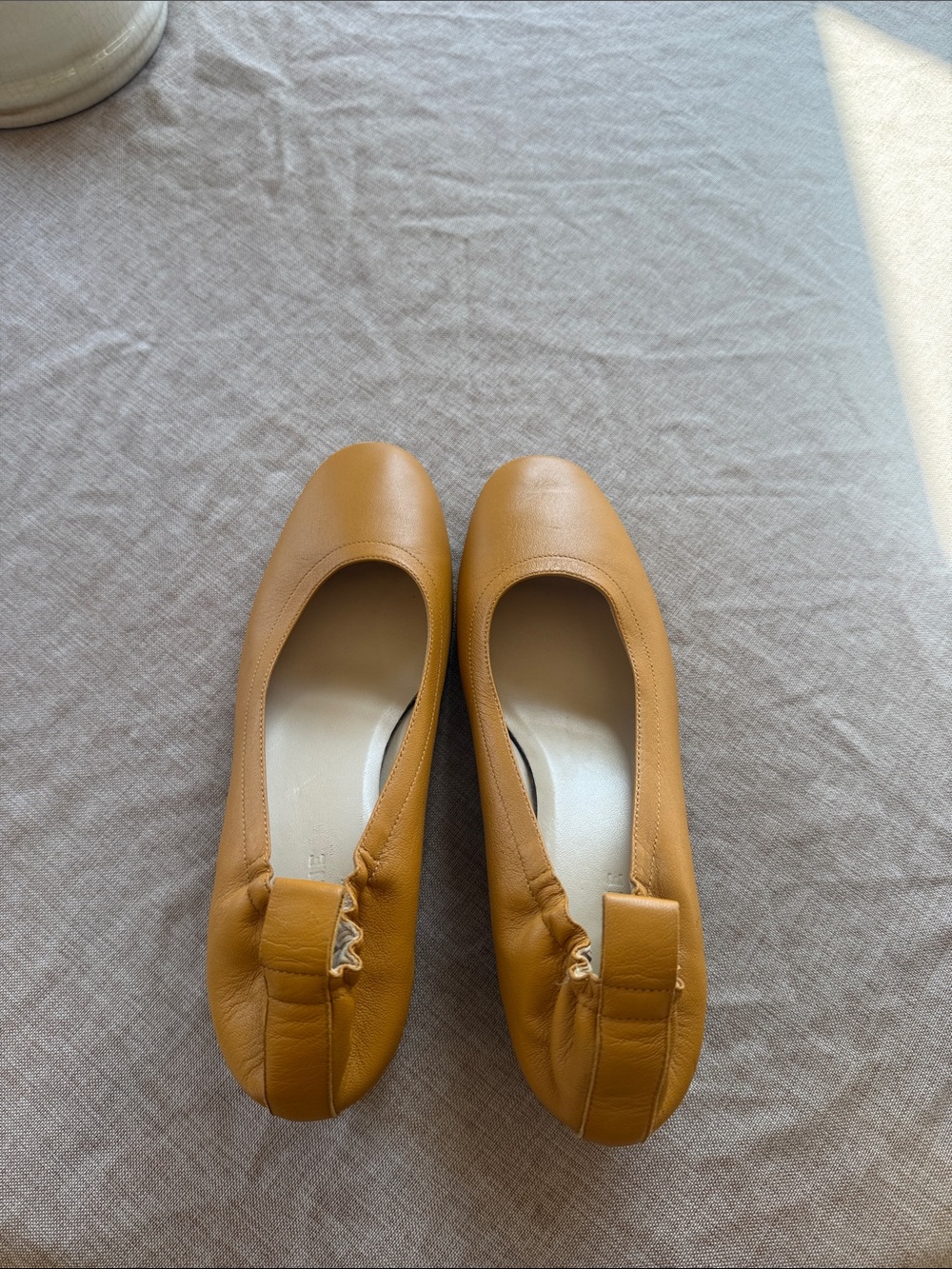 Yellow Everlane pumps